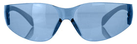 BISON LIFE blue safety glasses are lightweight for comfortable long wear.