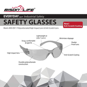 Color-lens and temple variety pack from BISON LIFE for versatile tasks.