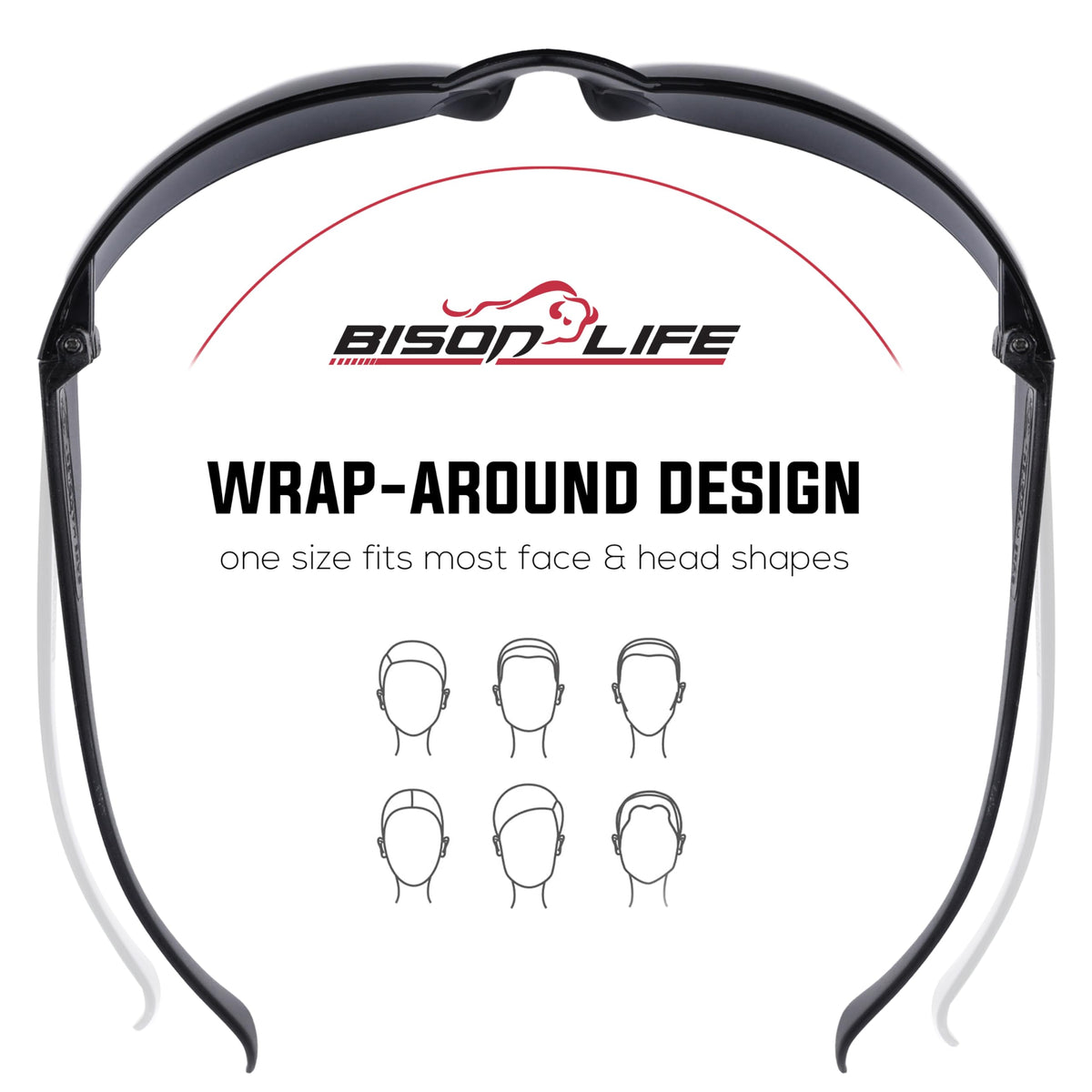 BISON LIFE lightweight glasses stay comfortable during long shifts