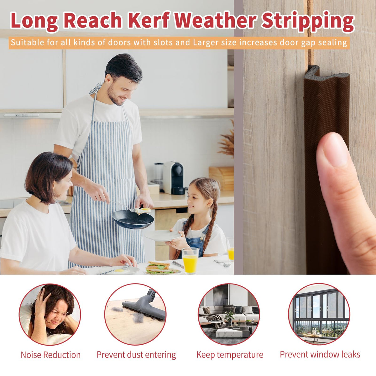 Bisothai PU-PE weather strip close-up highlighting durable coating