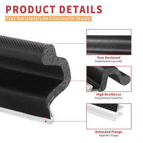BISOTHAI weather strip fits gaps from 8 to 20 mm