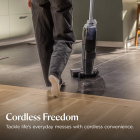 Bissell CrossWave Edge with tangle-free brush roll reduces hair tangles