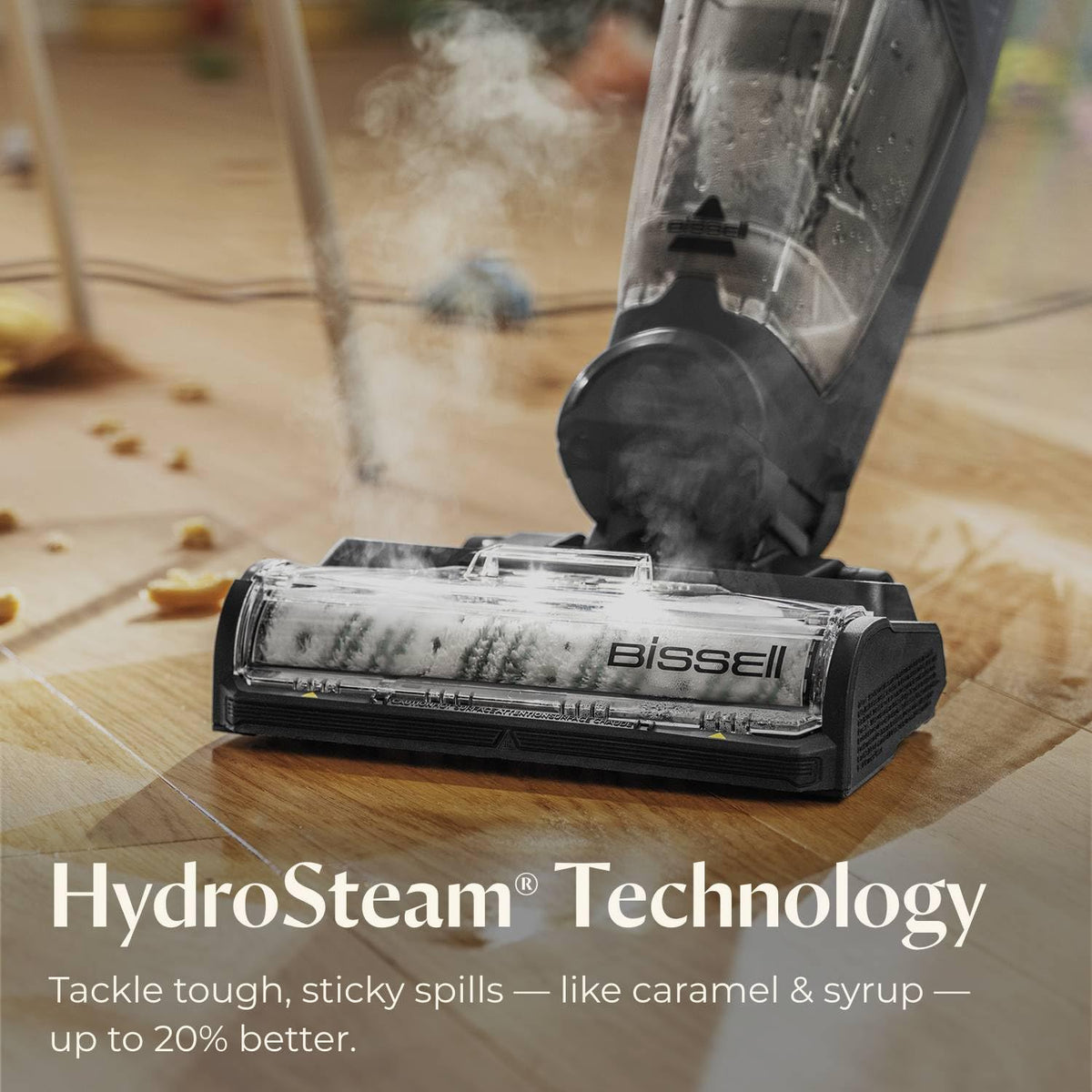 Bissell CrossWave HydroSteam dual-tank-system keeps water clean