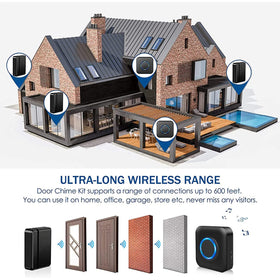 Bistee chime with 58 tones and five levels of volume for customizable alerts
