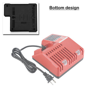 Biswaye 18V rapid charger built-in cooling system maintaining safe temperatures