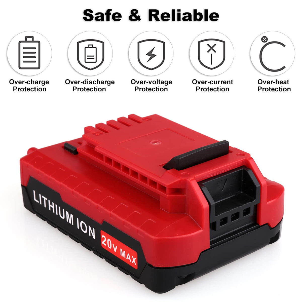 Biswaye 20V battery designed for PCC660, showing reliable power for demanding tasks.