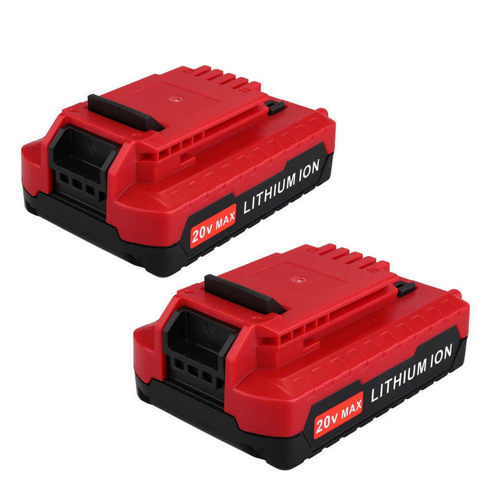 Biswaye 2-pack 20V battery close-up for PCC680L, ready for extended cordless work.