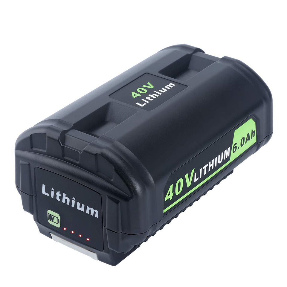 Biswaye 40V 6Ah battery OP4040 ready for Ryobi tools with extended runtime