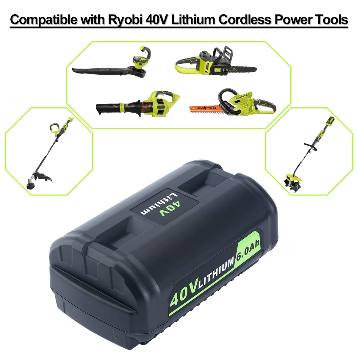 Biswaye 40V 6Ah battery OP40601 delivering robust power