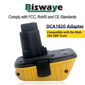 Biswaye DCA1820 compatible with DC9096 and DC9098 series for legacy De-Walt tools