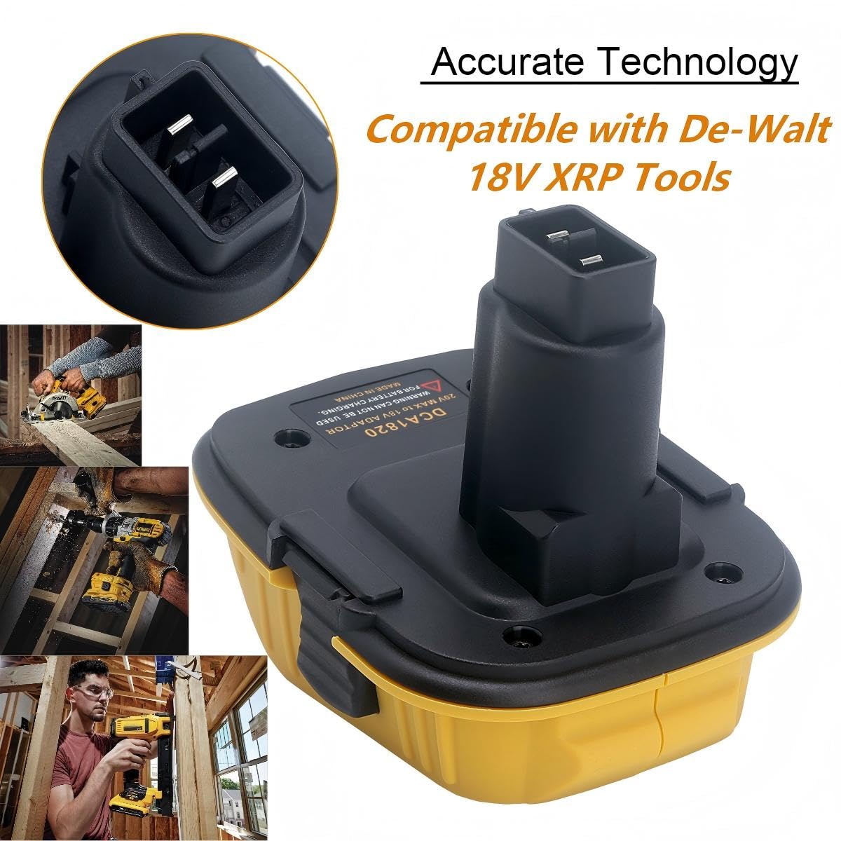 Biswaye DCA1820 compatibility with DW9095-DW9098 tool models on 20V packs