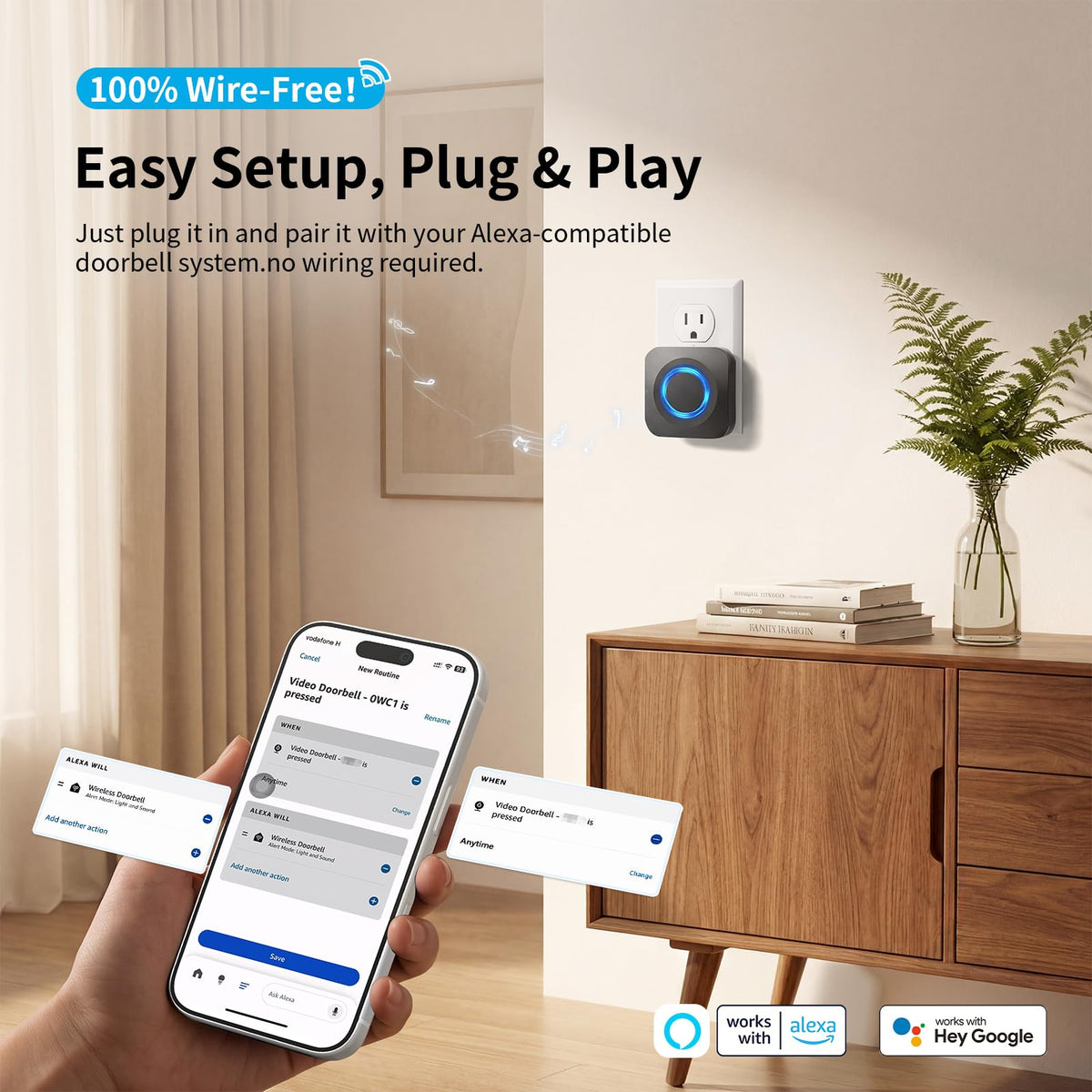 BITIWEND chime offers 32 melodies to customize your home soundscape.
