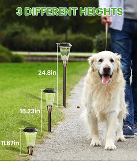 BITPOTT Garden pathway illumination enhances driveways with clear night visibility.
