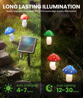 BITPOTT ground spikes for quick ground installation of mushroom lights
