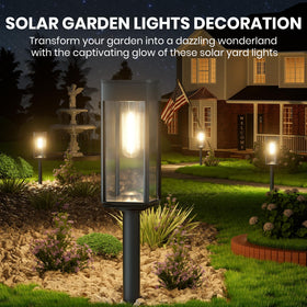 BITPOTT yard-driveway-walkway light for clear night navigation.