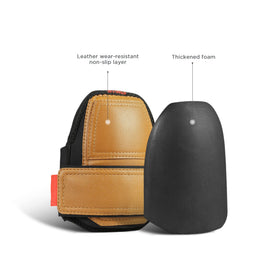 Biviwan knee pads with 1-inch EVA foam cushion for comfortable kneeling.