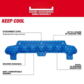 BIXINRUN cooling liner provides up to four hours of cooling on hot job sites