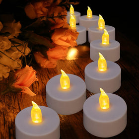 Biyanuo Tea Light safe no mess for bedrooms and kids.