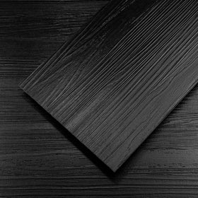 Biyoee black wood look plank for a modern, durable kitchen or living room floor