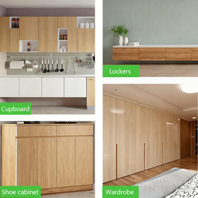 bjsdkff no-handle kitchen cabinet highlight shows clutter-free space