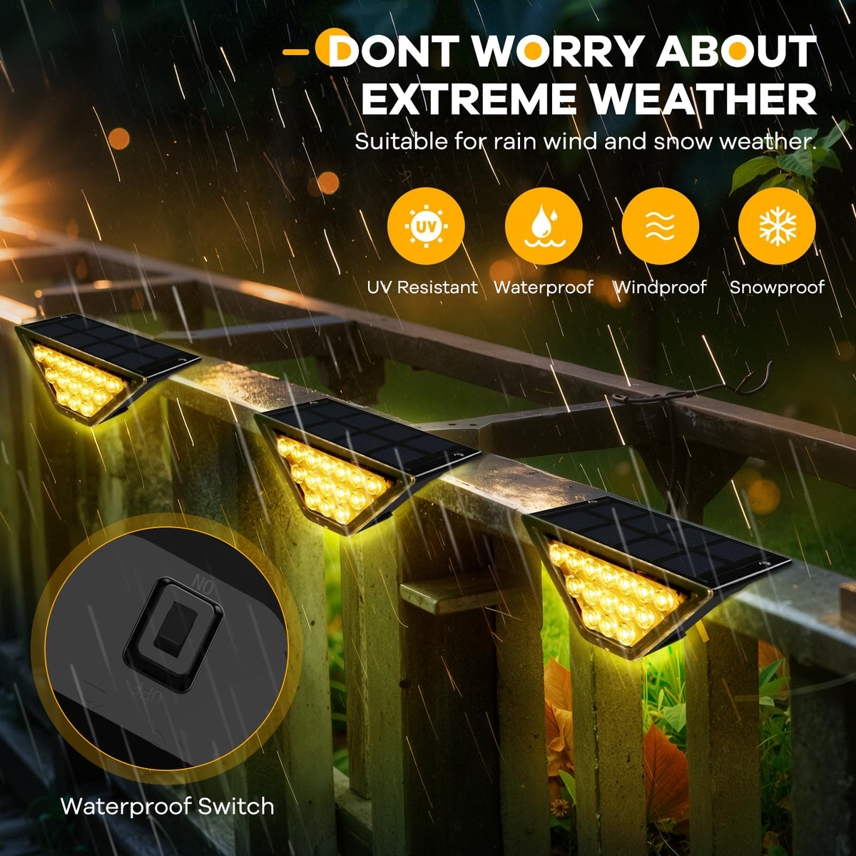 BKBB PPBB waterproof IP65 step light withstands rain and snow while guiding entryways