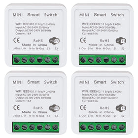 Bkiyougo WiFi Smart Switch front view showing compact design for discreet install