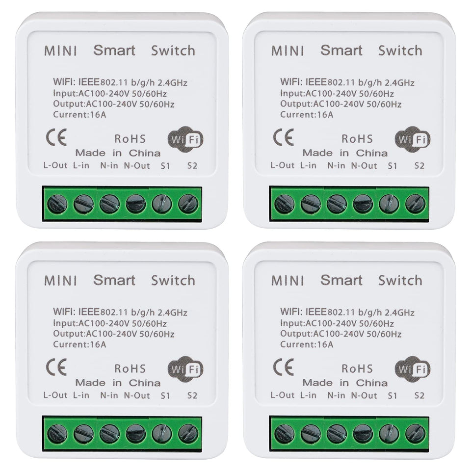 Bkiyougo WiFi Smart Switch front view showing compact design for discreet install
