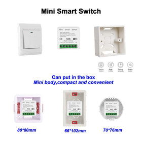 Bkiyougo WiFi Smart Switch two-way setup supports 1 or 2 switches