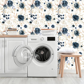 BKSTICK thick vinyl wallpaper that is waterproof and easy to clean
