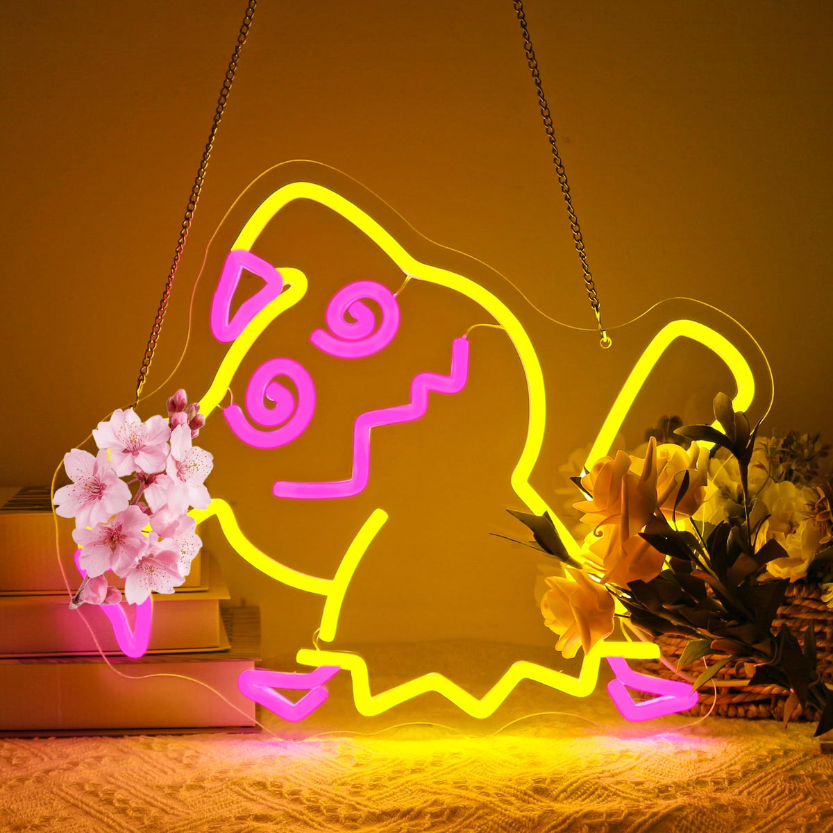 bkuupau neon sign for bedroom decor with soft glow enhances mood and style