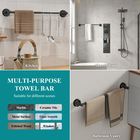 Illustration of wall mounted installation for the BKV towel bar