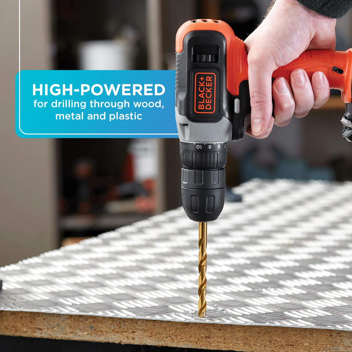 11-position clutch provides precise torque control.