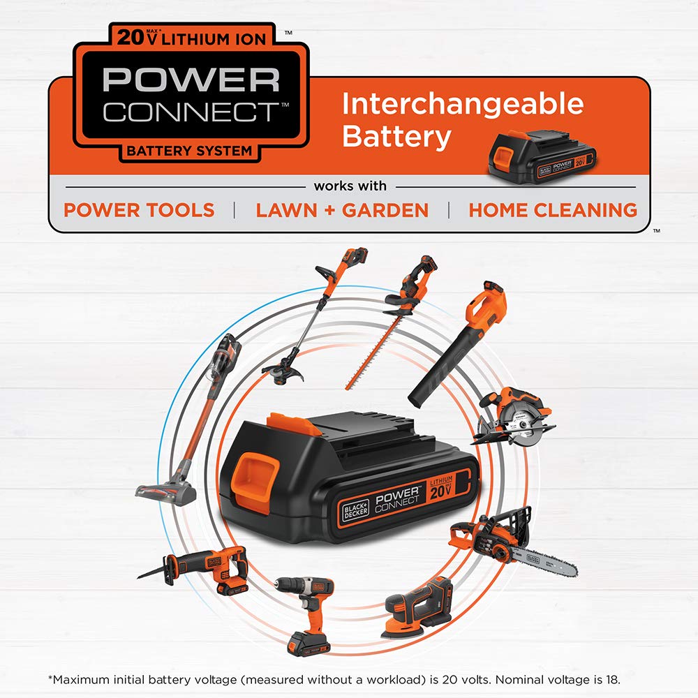 Part of the 20V MAX system enables versatile upgrades.