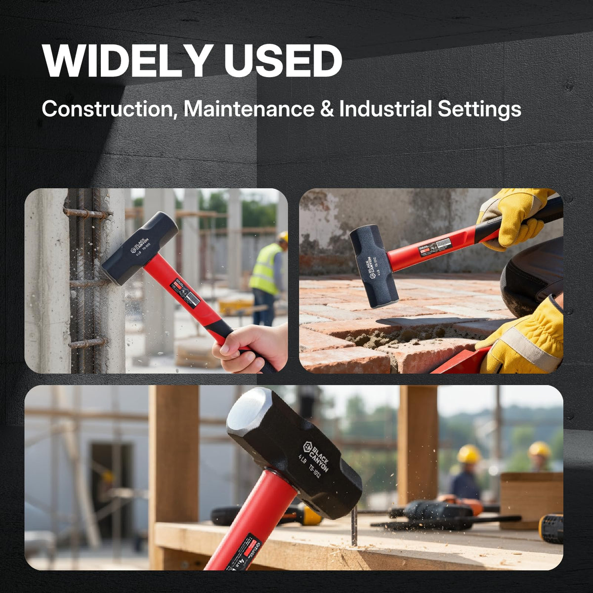 BLACK CANYON professional demolition hammer for serious construction jobs