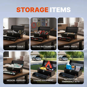 BLACK CANYON workshop toolbox versatility ideal for garages and DIY projects