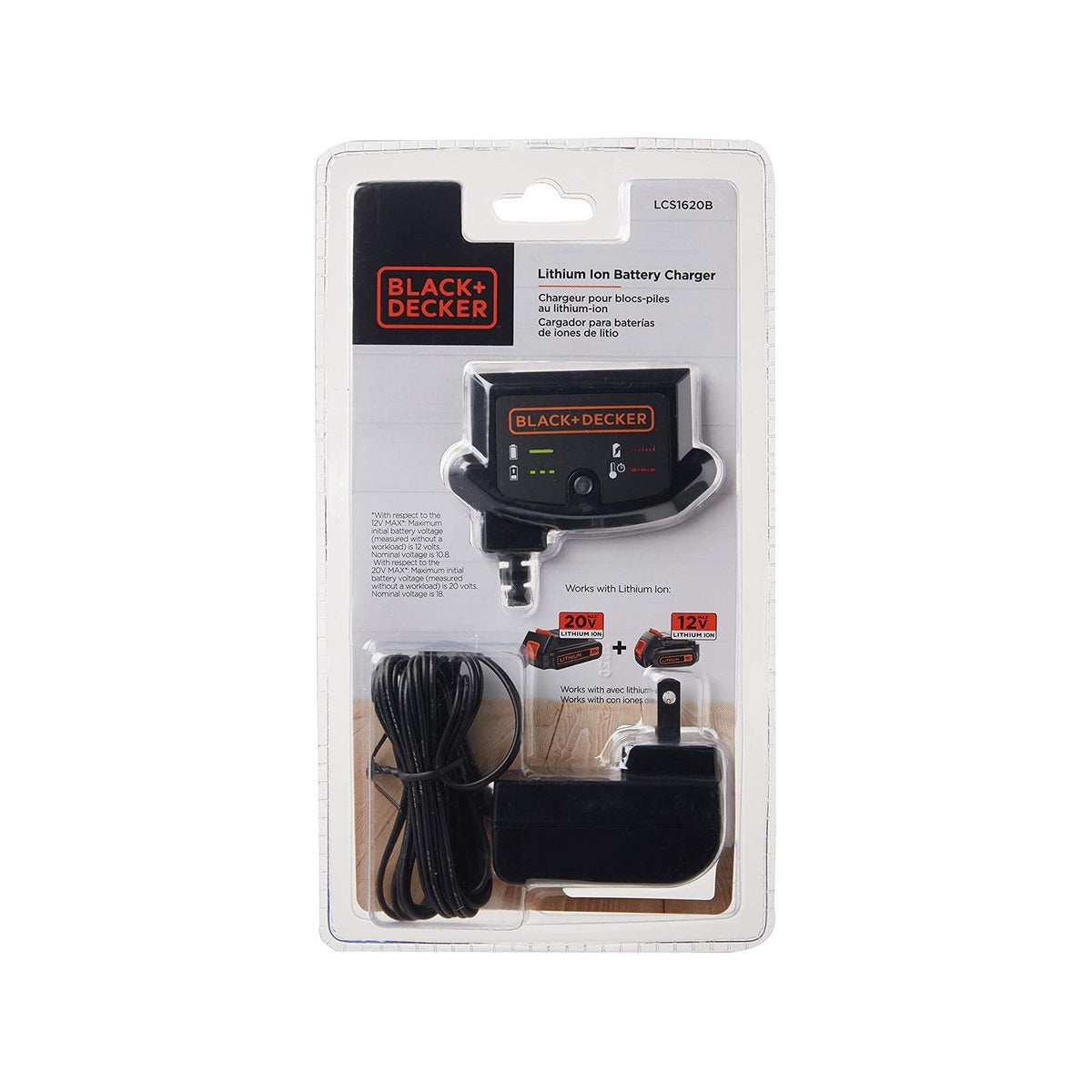 BLACK+DECKER 40-minute fast charge saves time on busy projects.