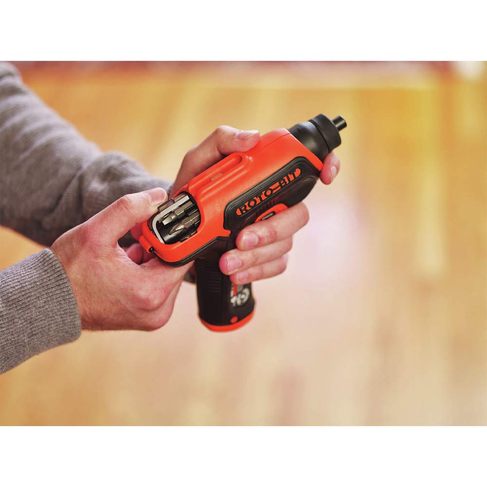 BLACK+DECKER LED work light brightens work surface for precision.