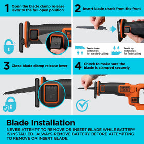 Black and Decker BDCR20C ergonomic grip for comfortable handling.