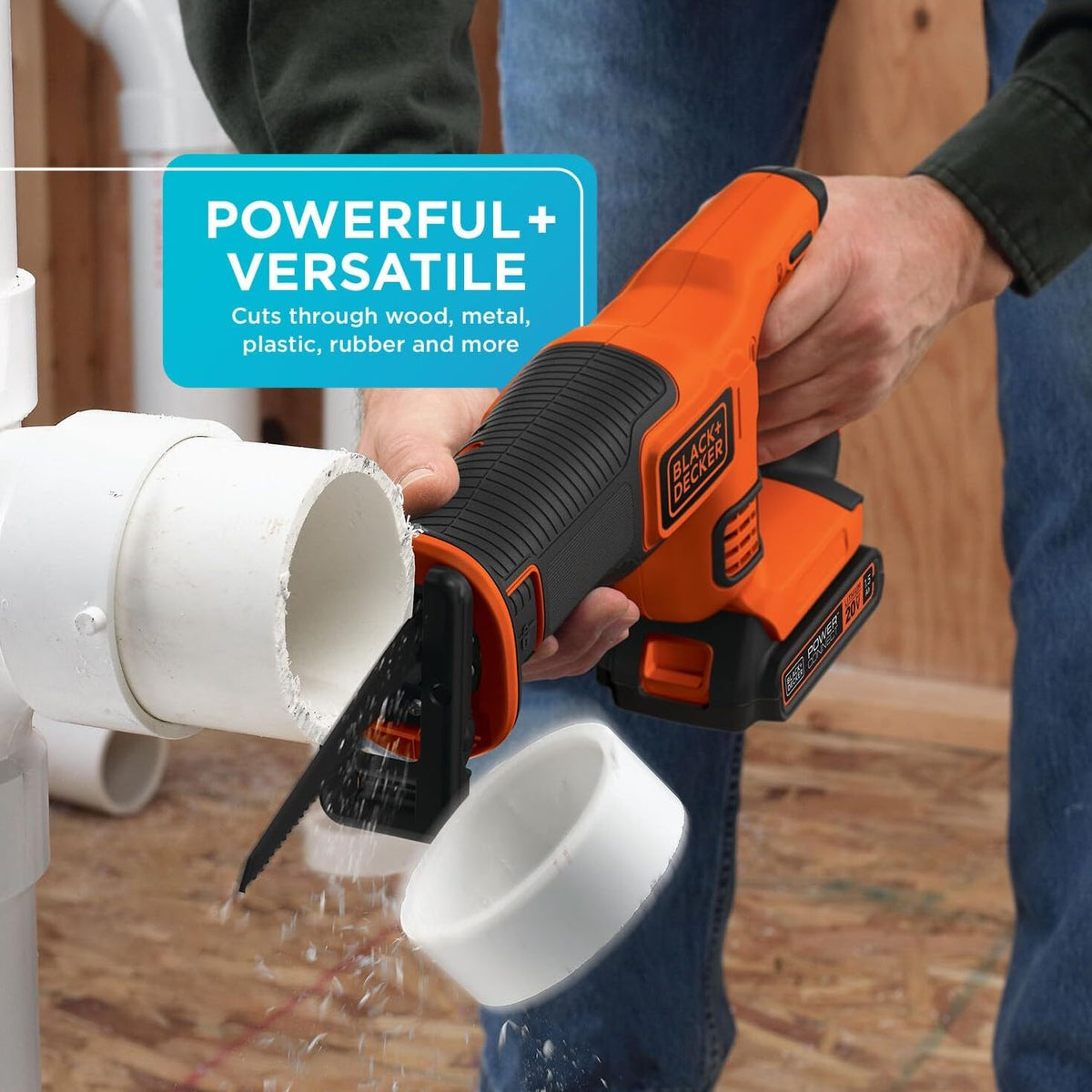 Black and Decker BDCR20C variable-speed trigger provides precise control.