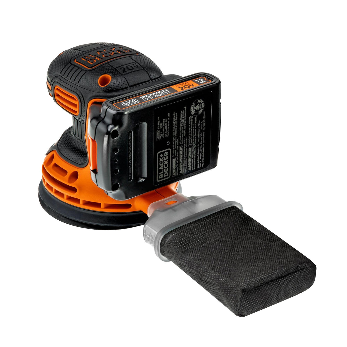 Charger included with BLACK+DECKER BDCRO20C for immediate project start