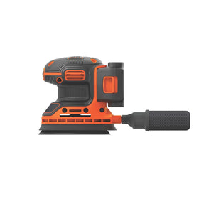 Hook-and-loop disc attachment on BLACK+DECKER BDCRO20C for quick changes