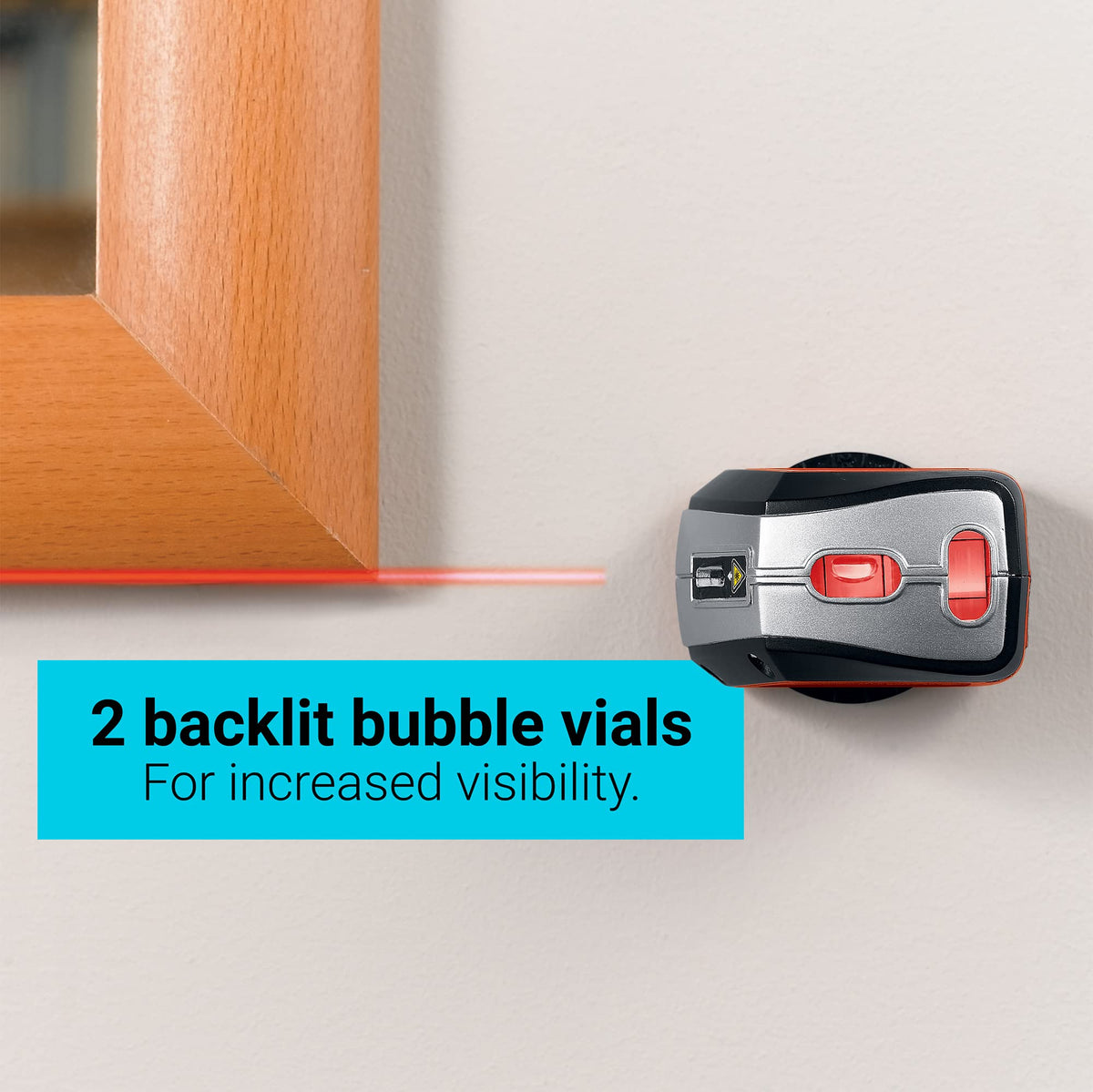BLACK+DECKER BDL220S self-leveling technology for quick setup on uneven surfaces