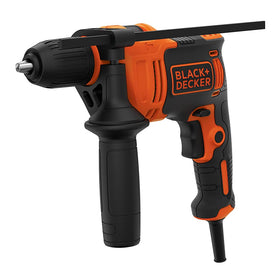 BLACK+DECKER BEHD201 power drill showing its robust motor for tough drilling tasks.