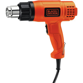 BLACK+DECKER HG1300 heat gun control panel with dual temperatures for versatility.