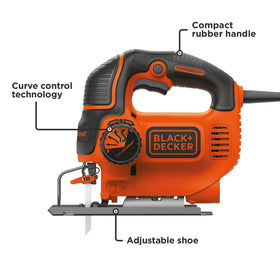 BLACK+DECKER Jig Saw Curve Control for curved cuts