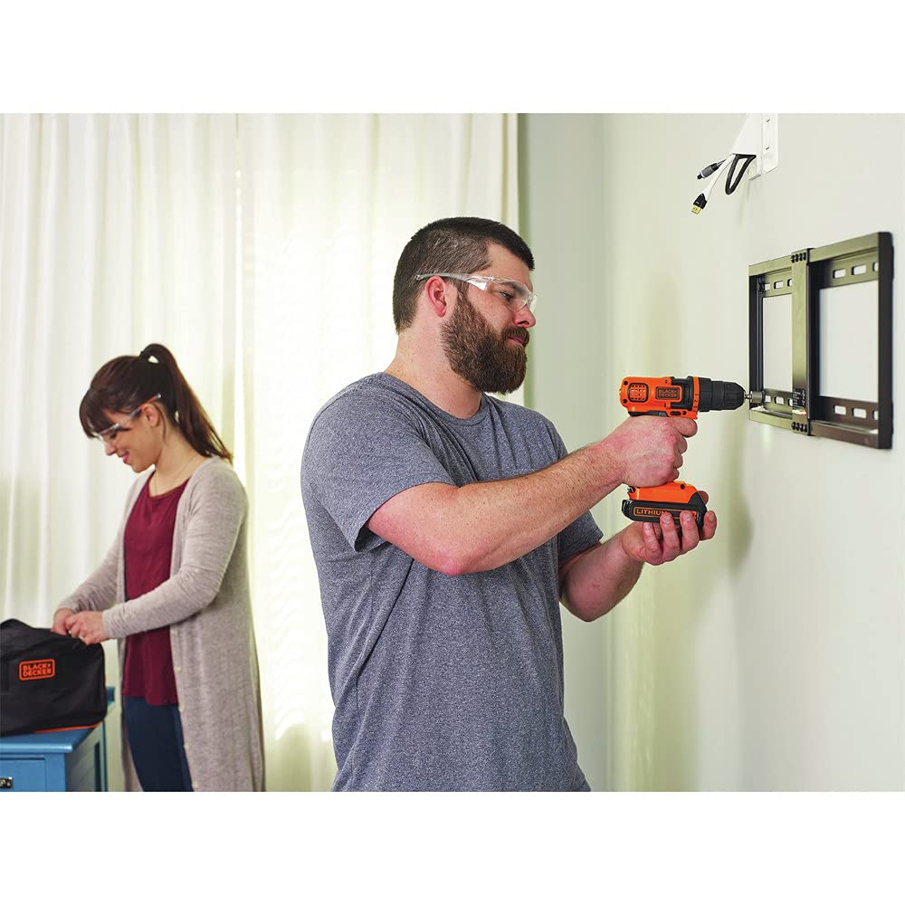 BLACK+DECKER LDX120PK battery powering cordless work