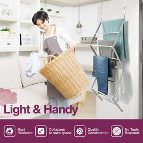 BLACK+DECKER over-the-door drying rack ideal for dorms, apartments, and small spaces.