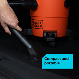 BLACK+DECKER blower mode converts vac for leaves and dust