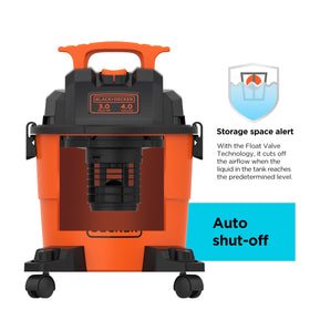 BLACK+DECKER compact portable shop vac for easy handling