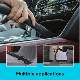 BLACK+DECKER shop vacuum accessories in tank display included nozzles and filters